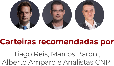 Tiago Reis, Marcos Baroni, Alberto Amparo