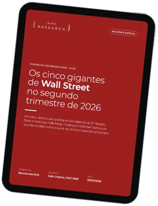 Prévia do relatório da Suno Research no tablet