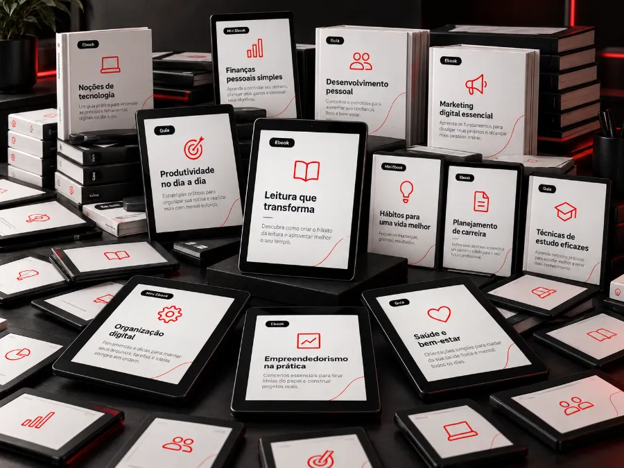 Mais de 20 e-books