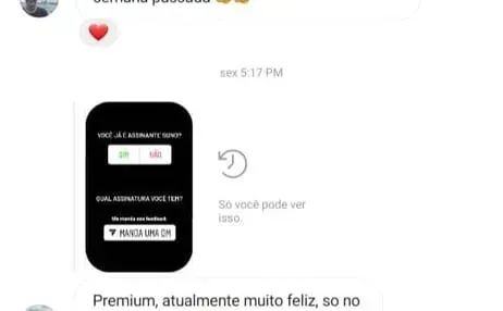 Mensagem de assinante da Suno Premium
