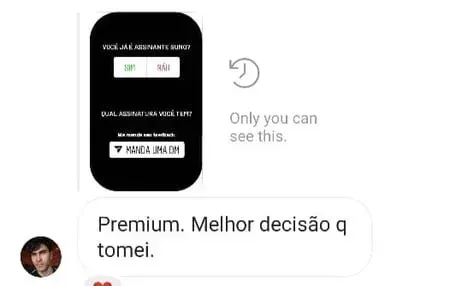 Mensagem de assinante da Suno Premium