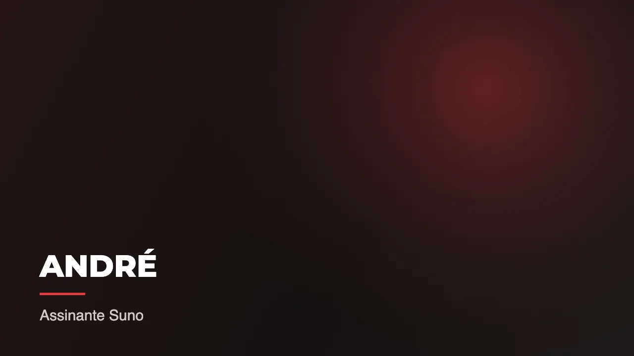 Depoimento em vídeo de André