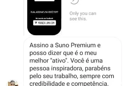 Depoimento de assinante Suno
