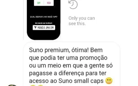 Depoimento de assinante Suno