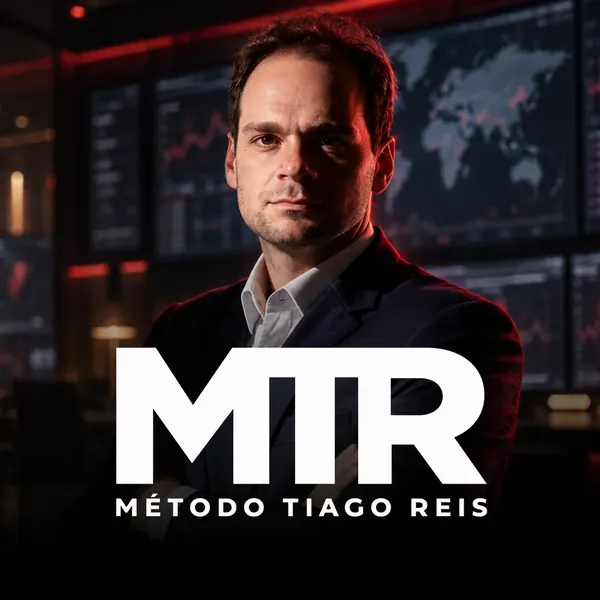 Tiago Reis e o logo do Método Tiago Reis